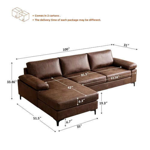 Comfortable L-Shape Sofa