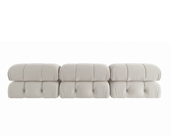 Cozy Convertible Velvet Sofa