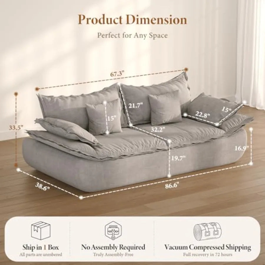Cozy Cloud Sofa Experience
