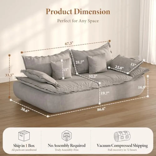 Cozy Cloud Sofa Experience