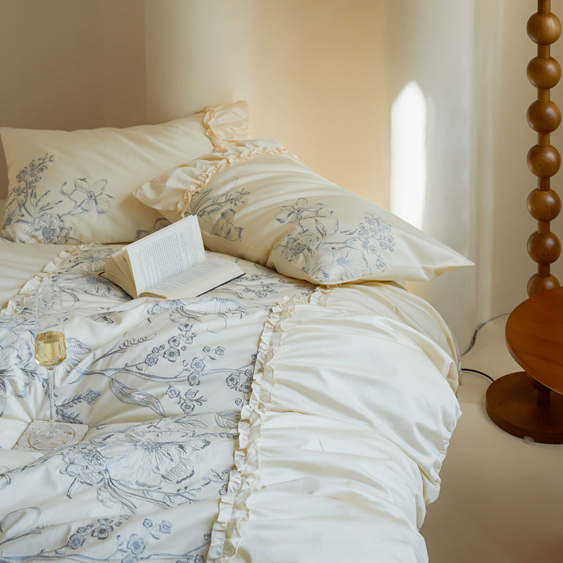 Estelle Satin Cotton Bedding Set