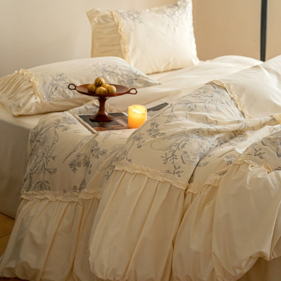 Estelle Satin Cotton Bedding Set