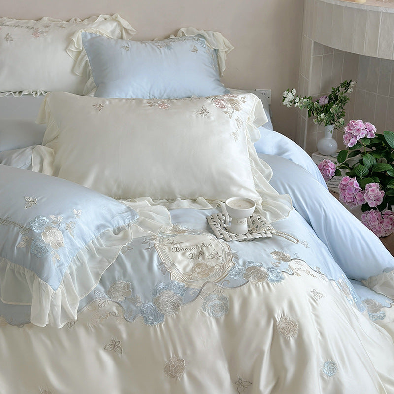 Léa Ruffled Summer Bedding Set
