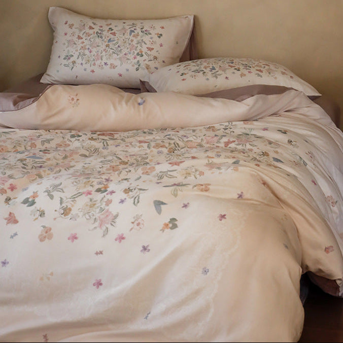 Camélia Garden Cotton Bedding Set