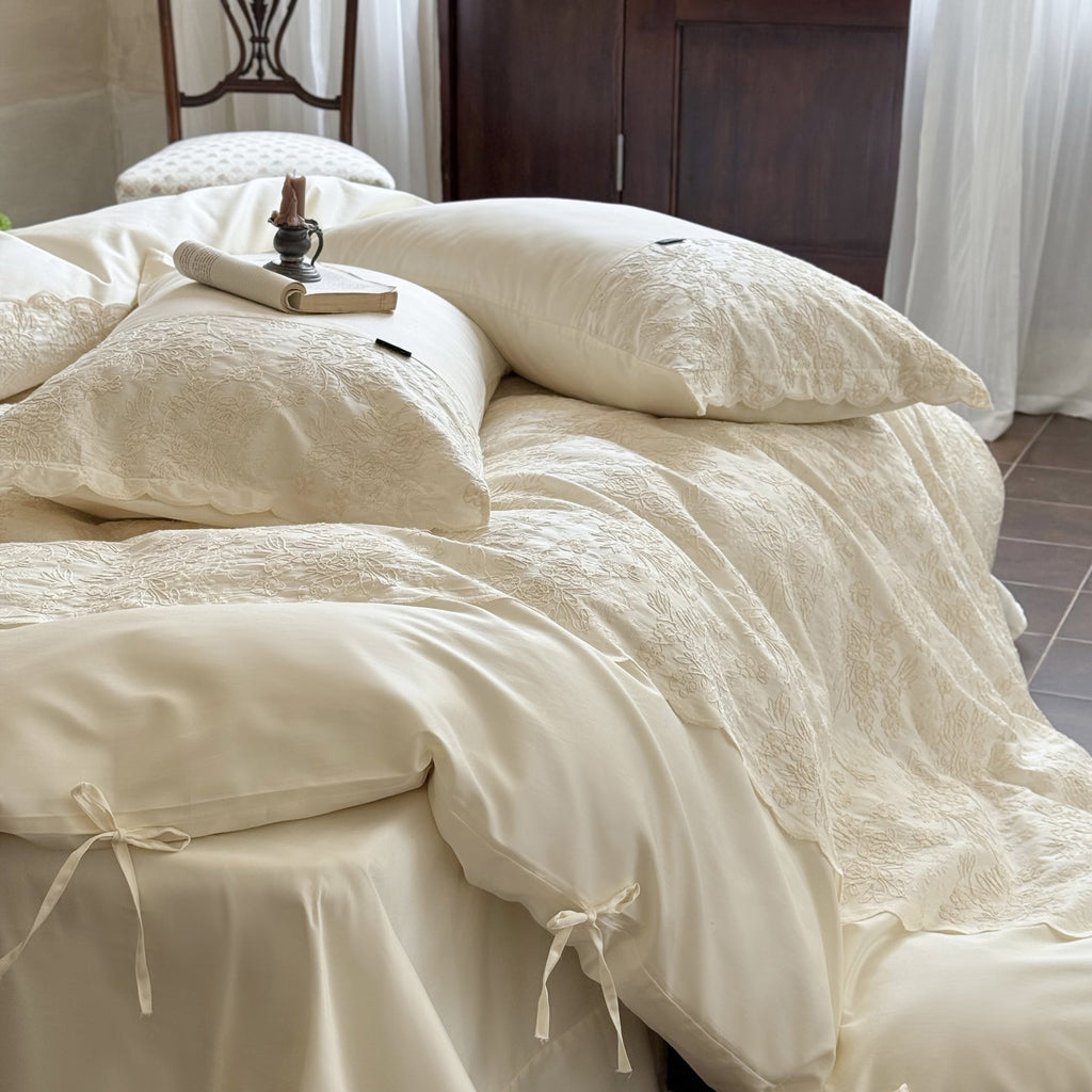 Élise Embroidered Cotton Bedding Set
