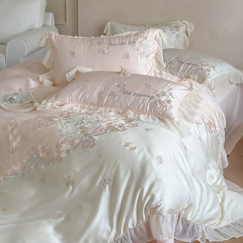 Léa Ruffled Summer Bedding Set