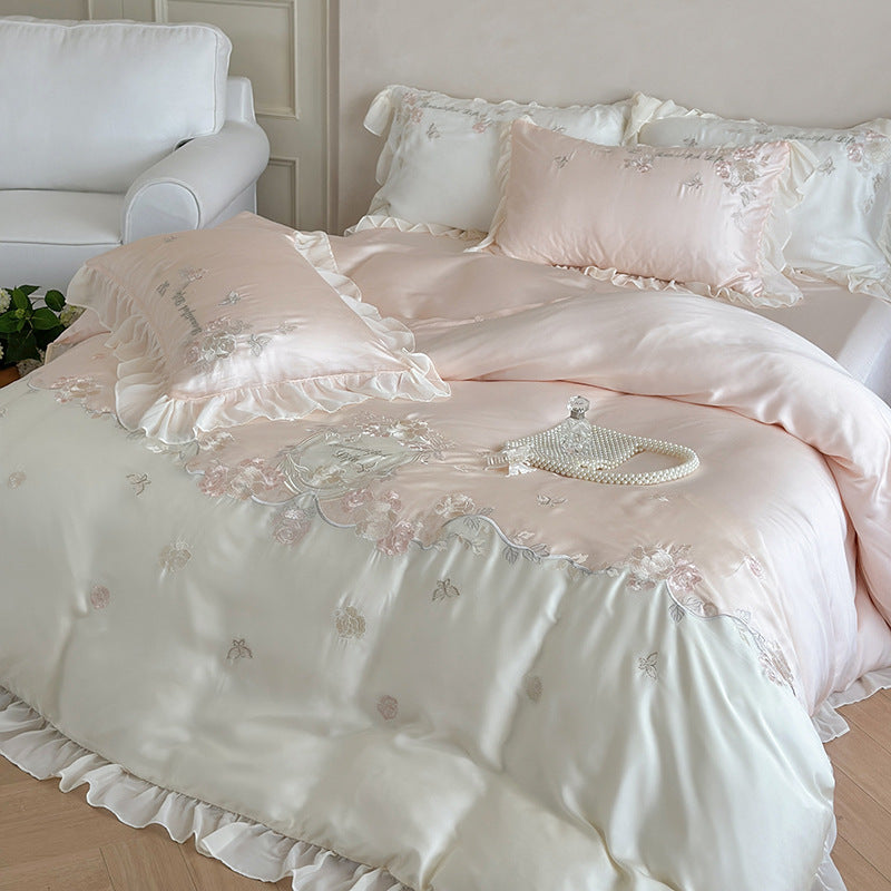 Léa Ruffled Summer Bedding Set