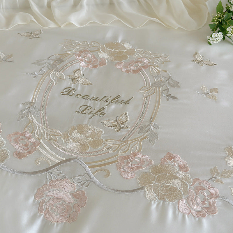Léa Ruffled Summer Bedding Set