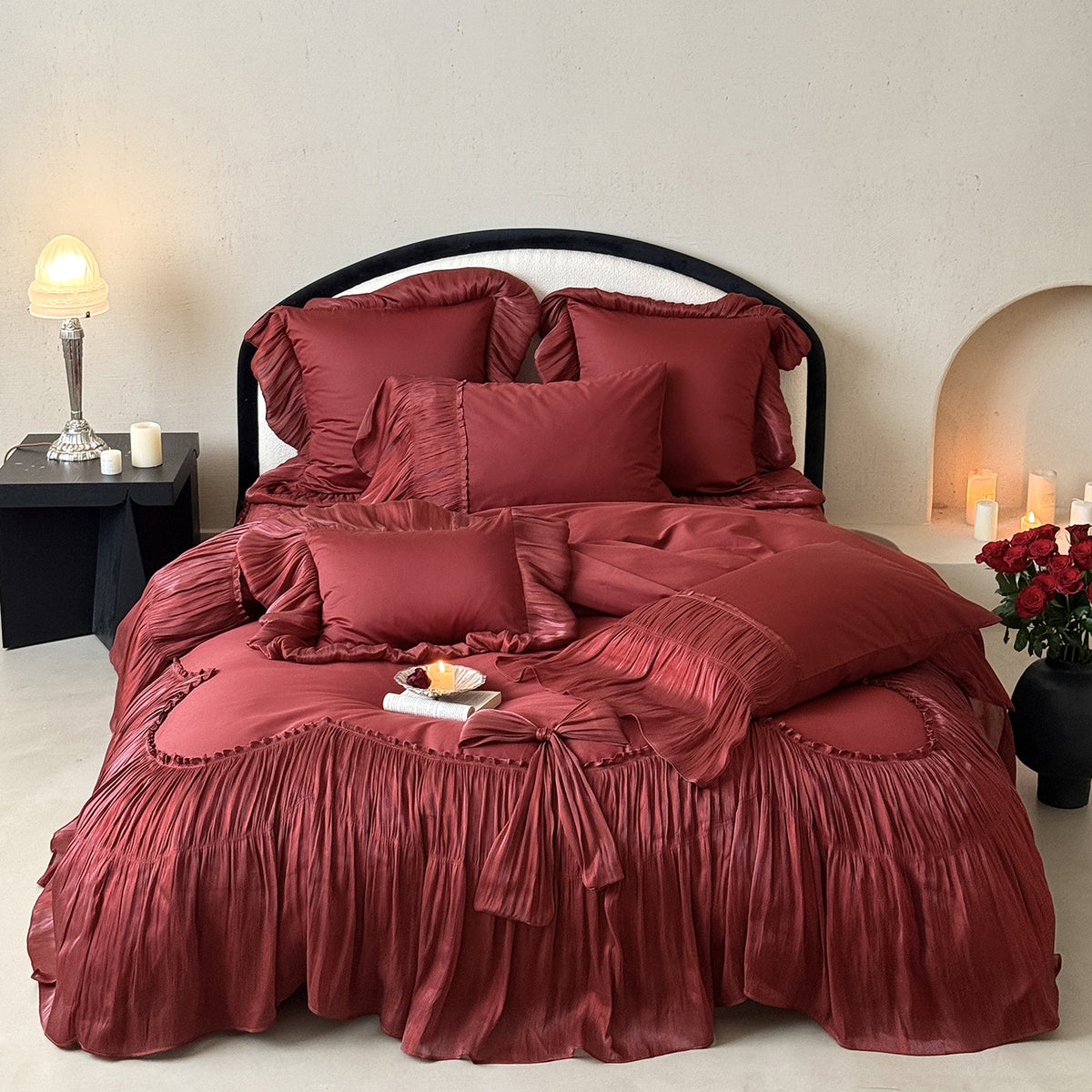Odette Quilted Cotton Bedding Set