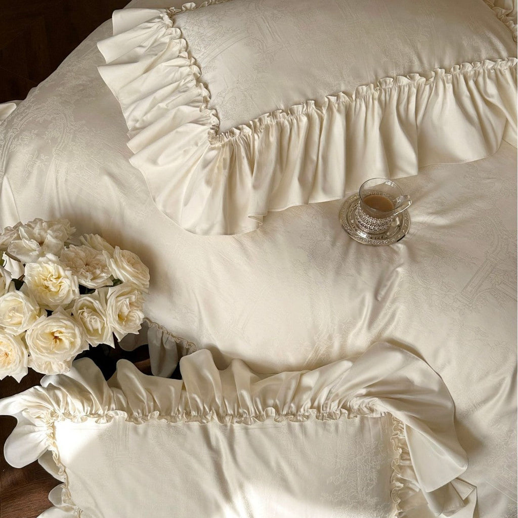 Adèle Ruffled Sateen Bedding Set