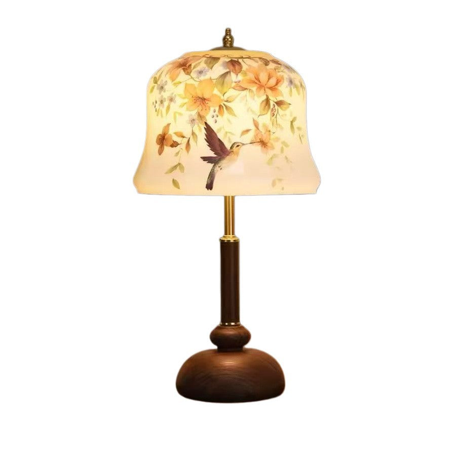 Serene Garden Floral Table Lamp