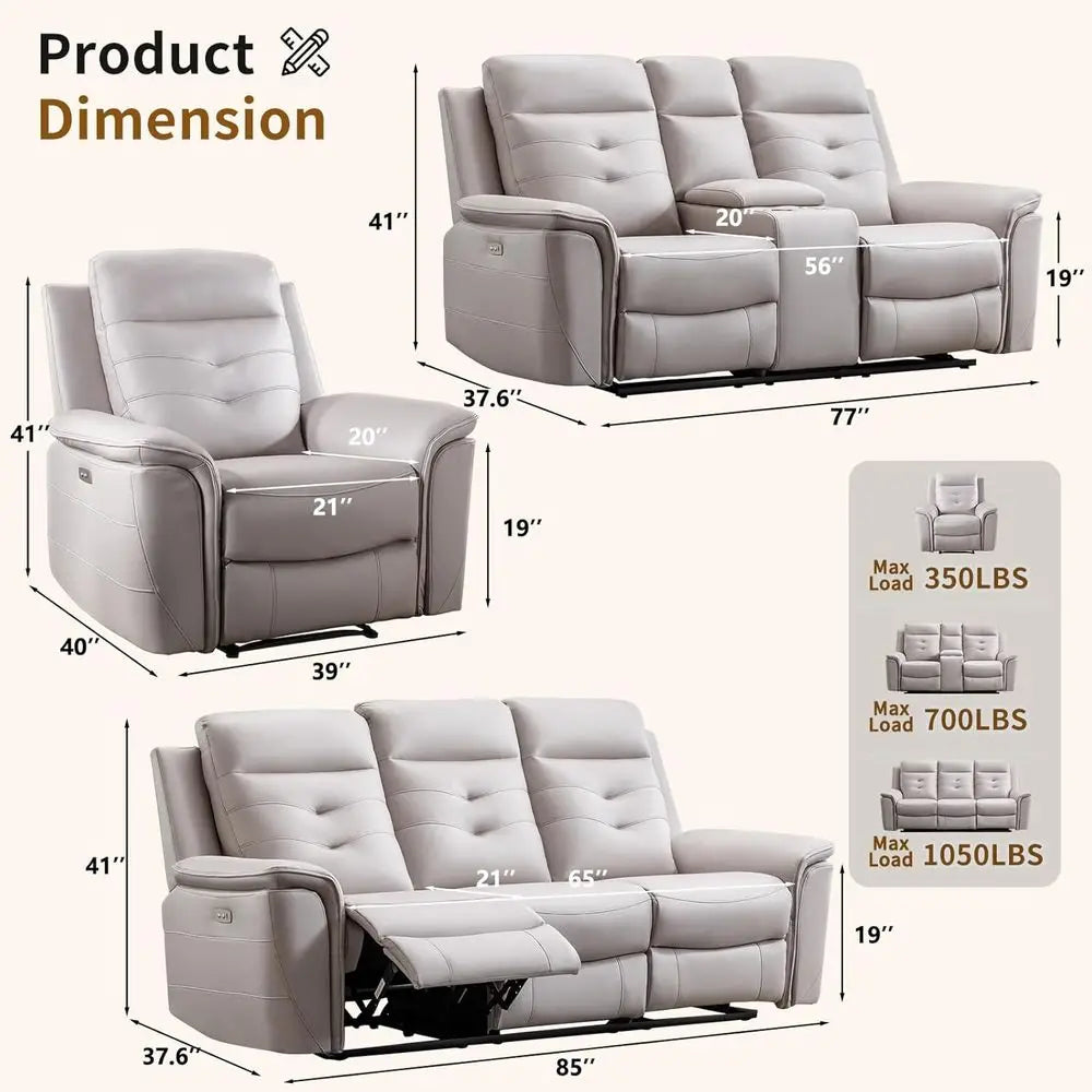 Ultimate Comfort Recliner Sofa