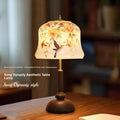 Serene Garden Floral Table Lamp